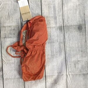 Vix Paula hermanny bronze gold color bikini top size large